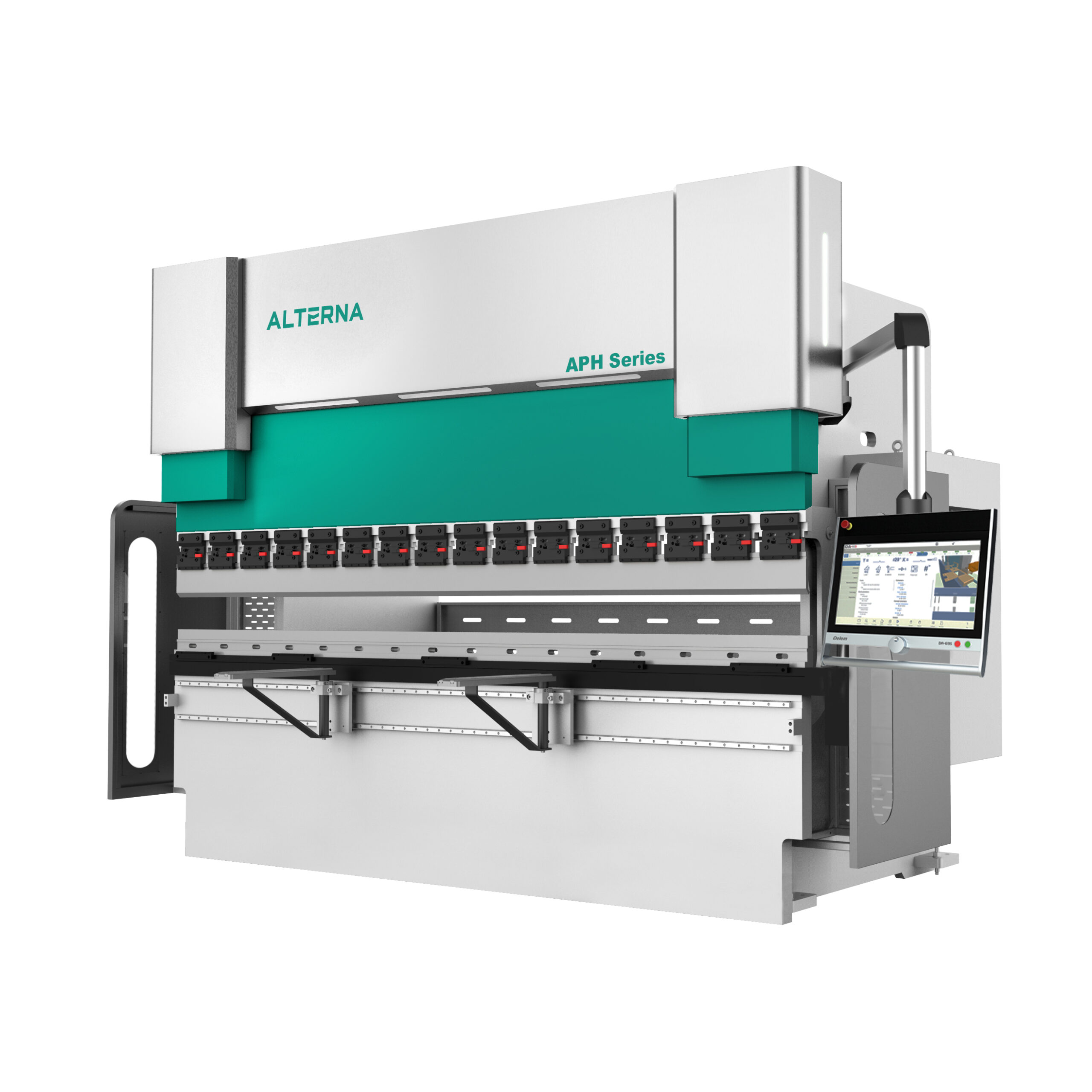 Särmtäyspuristin Alterna cnc-ohjauksella.