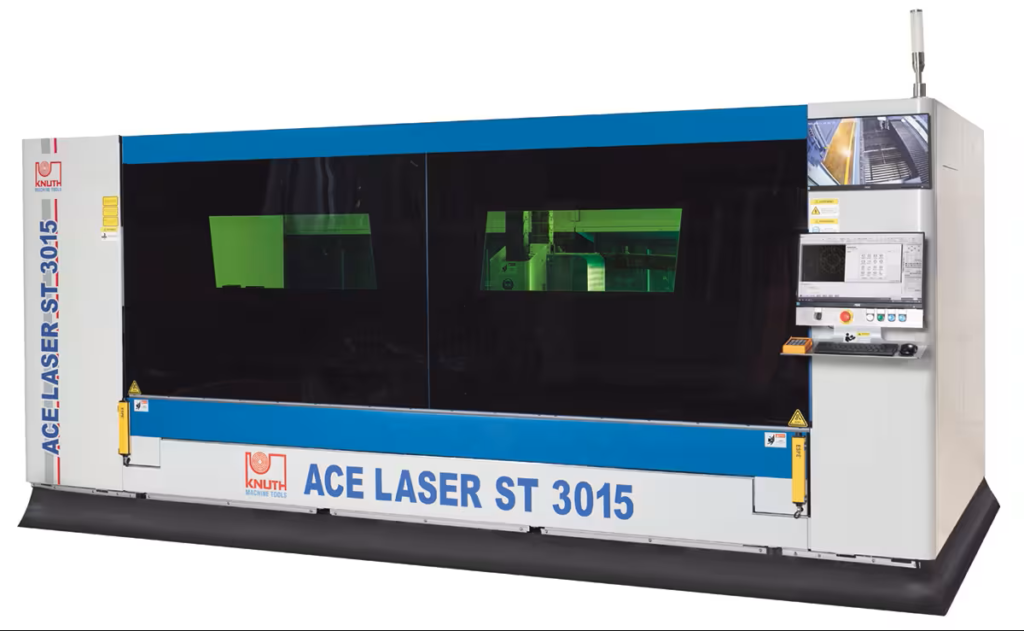 Edullinen kompakti laserleikkauskone levylle Knuth ACE laser ST.